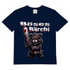 Böses Bärchi Kettensäge Herren V-Neck T-Shirt Navy