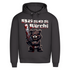 Böses Bärchi Kettensäge Herren Premium Bio Hoodie Asphalt