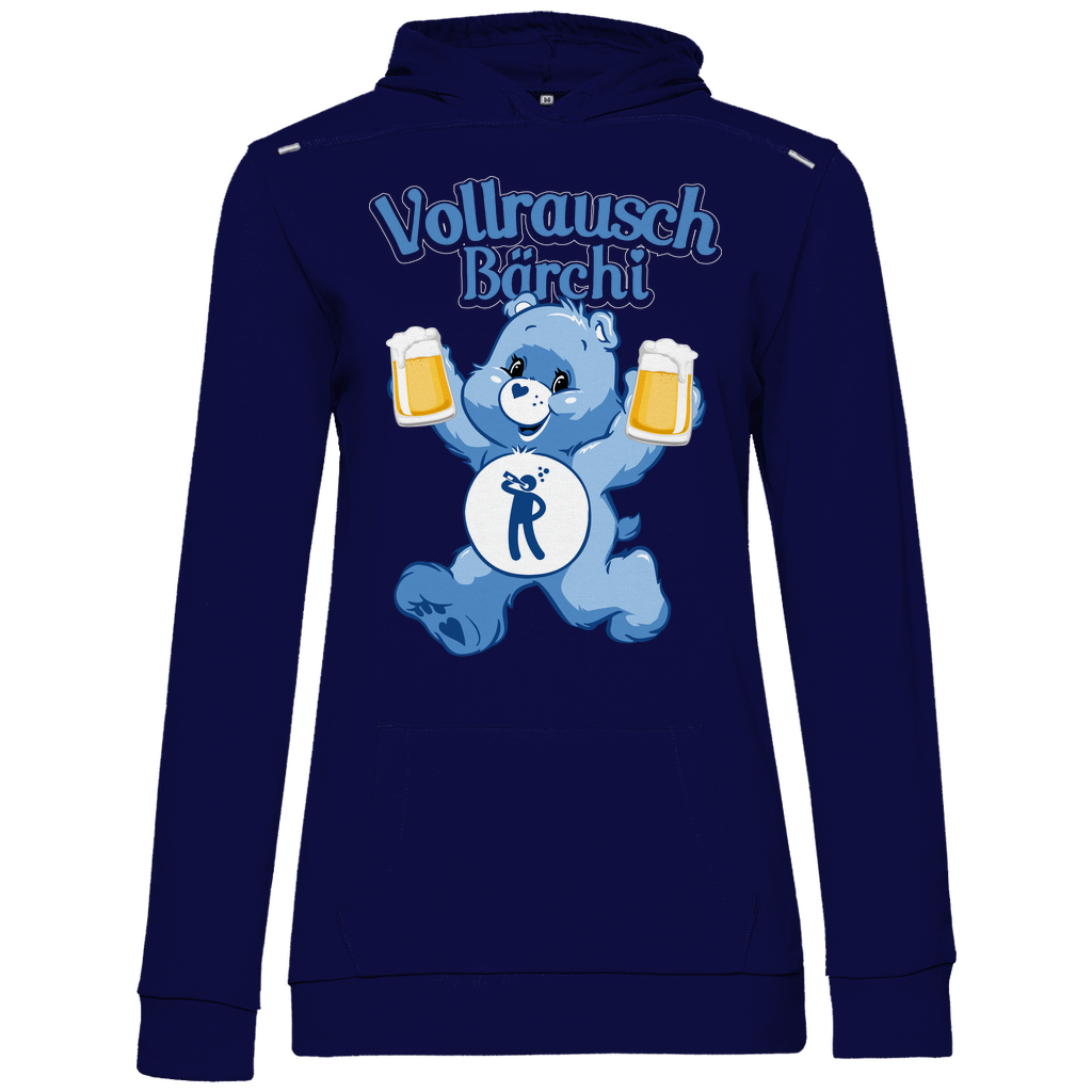 Vollrausch Bärchi - Glücksbärchi - Damen Hoodie Navy Blue
