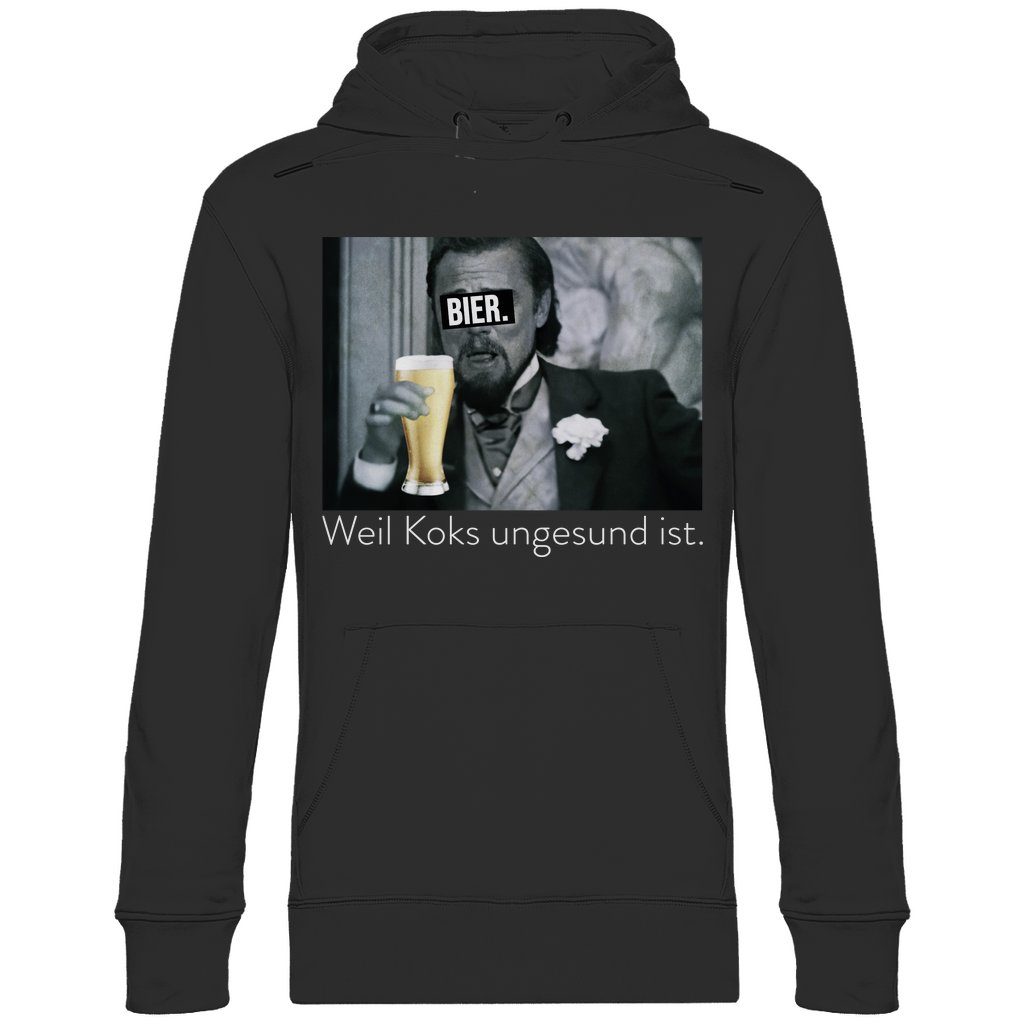 Leonardo DiCaprio - Bier weil Koks ungesund ist - Unisex Hoodie