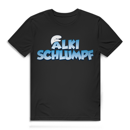 Herren T-Shirt Alki Schlumpf – Witziges Trinkshirt für Party, Saufen &amp; Spaß