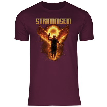 Strammsein Du Ich Wir Bier - Herren Shirt Burgundy