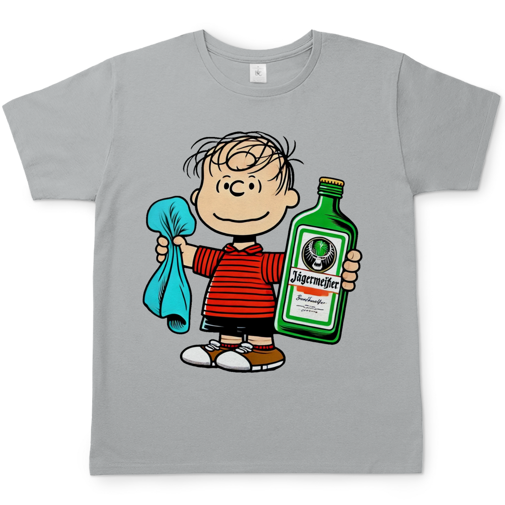 Linus van Pelt mit Jäger -  Die Peanuts - Herren Shirt