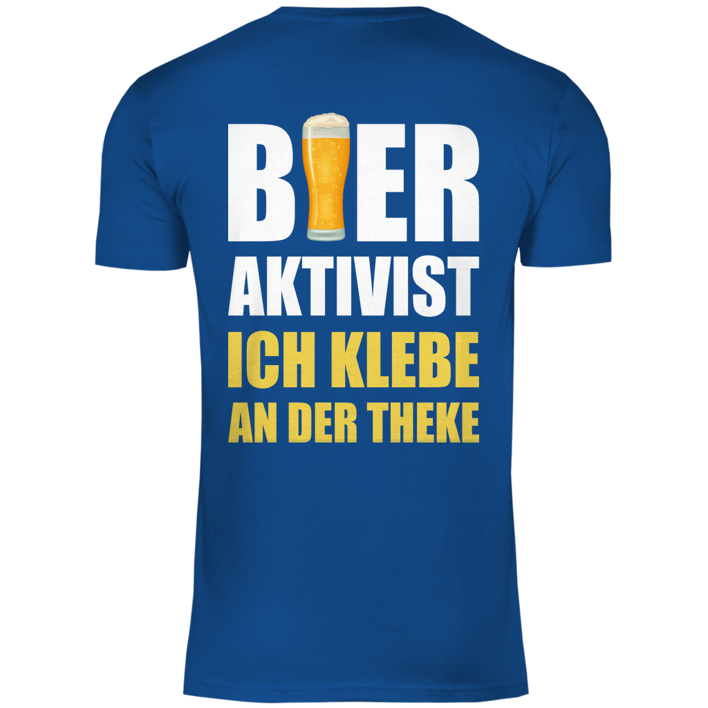 Bier Aktivist Ich klebe an der Theke - Herren Shirt