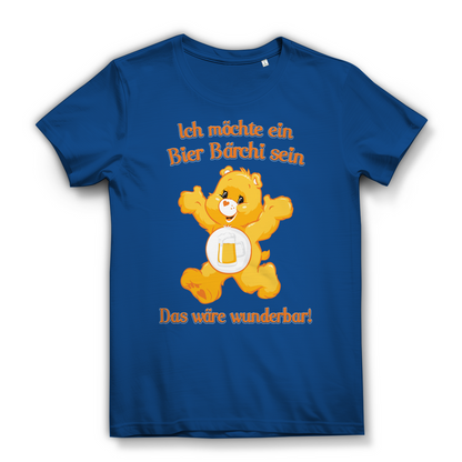 Damen Premium Bio T-Shirt Ich möchte ein Bier Bärchi sein das wäre wunderbar! Royal Blue