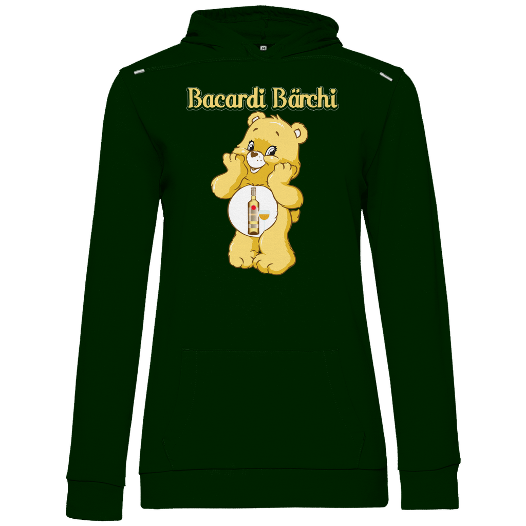 Bacardi Bärchi - Glücksbärchi - Damen Hoodie Forest Green