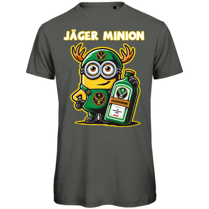 Jägermeister Minion Herren T-Shirt - Bio Baumwolle, Lustiges Minion Design, Premium Qualität
