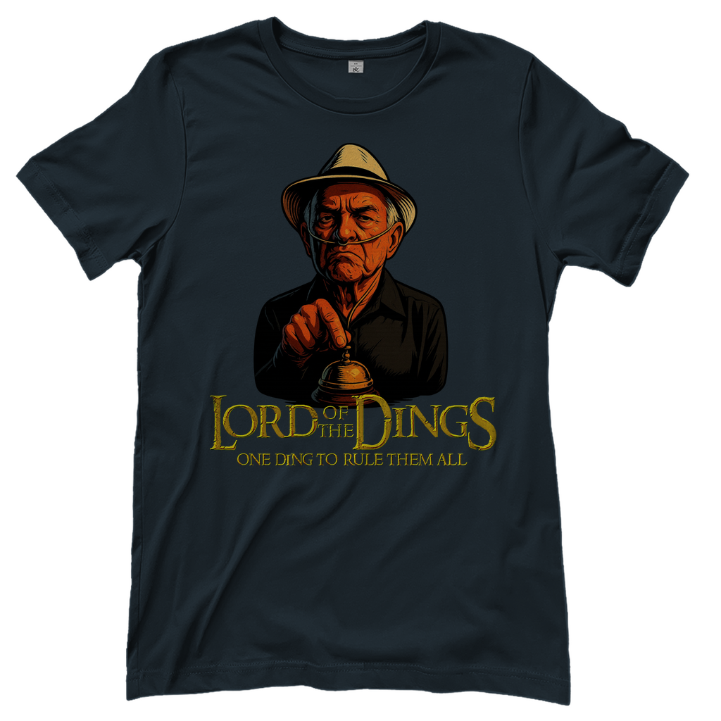 Lord of the Dings - Damen T-Shirt Dark Grey Solid
