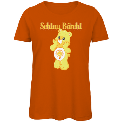 Schlau Bärchi - Glücksbärchi - Damen Premium Bio T-Shirt Urban Orange