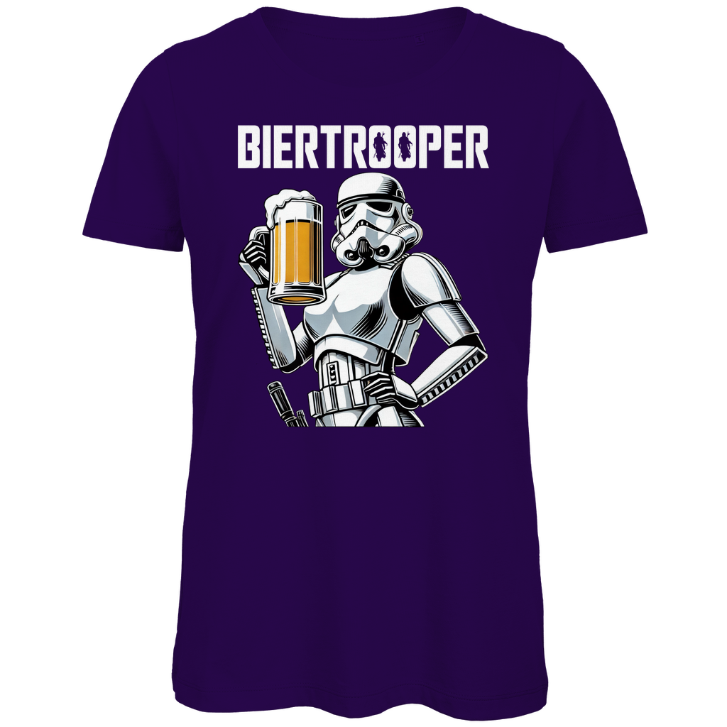 Biertrooper - Star Wars Stormtrooper - Damen Premium Bio T-Shirt Urban Purple