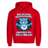 Herren Premium Bio Hoodie Menschenkostüm eigentlich bin ich ein Bärchi Red