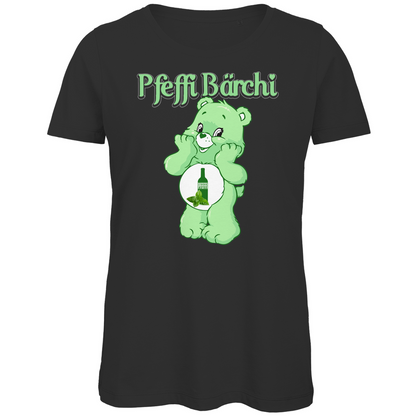 Pfeffi Bärchi - Glücksbärchi - Damen Premium Bio T-Shirt Black