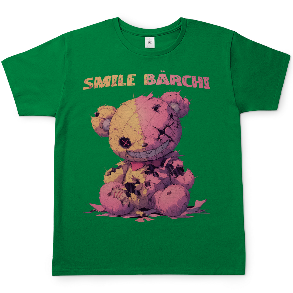 Smile Bärchi - Herren Shirt Kelly Green