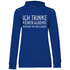 Ich trinke keinen Alkohol nur Bier für mich danke - Damen Hoodie Royal