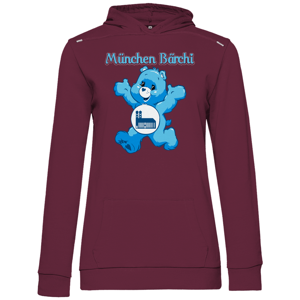 München Bärchi - Glücksbärchi - Damen Hoodie Wine
