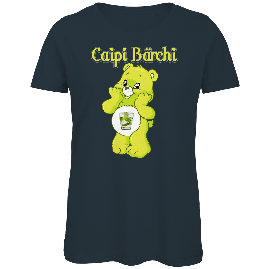 Caipi Bärchi - Glücksbärchi - Damen Premium Bio T-Shirt Dark Grey