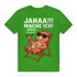 Herren Bio Shirt Jahaa Mache Ich Später Vielleicht Chill Bär Glücksbärchi Real Green