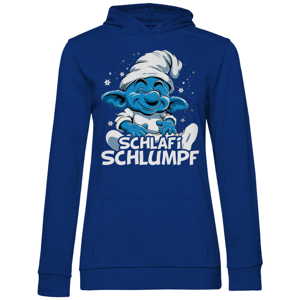 Schlafi Schlumpf Grafik - Damen Hoodie