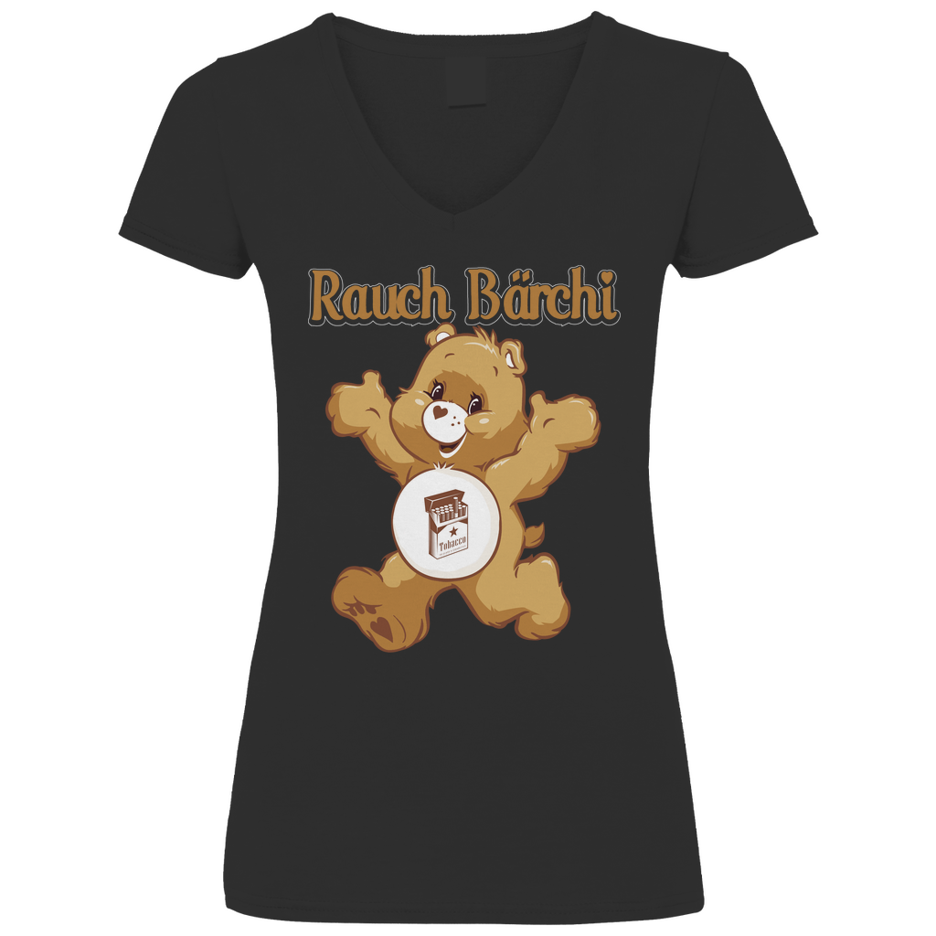 Rauch Bärchi - Glücksbärchi - V-Neck Damenshirt