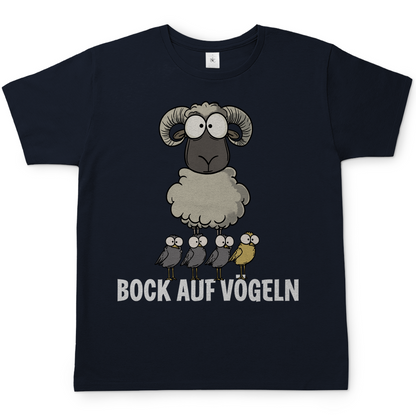 Bock auf Vögeln - Herren Shirt Navy