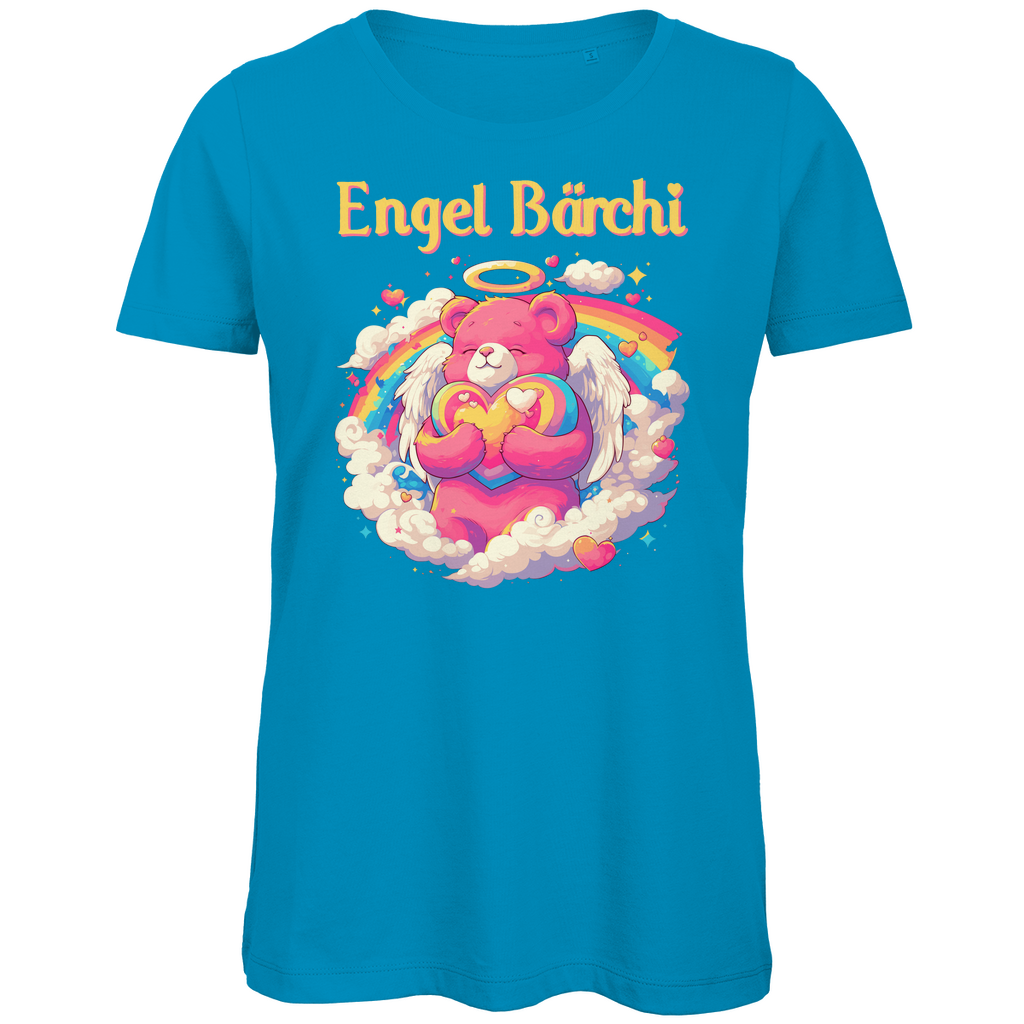 Engel Bärchi - Glücksbärchi - Damen Premium Bio T-Shirt Atoll