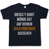 T-Shirt würde gut auf deinem Schlafzimmerboden aussehen - Herren Shirt Navy