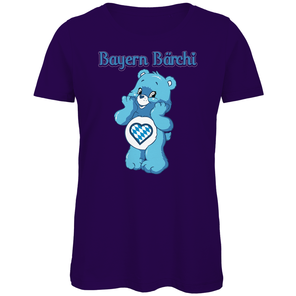 Bayern Bärchi - Glücksbärchi - Damen Premium Bio T-Shirt Urban Purple