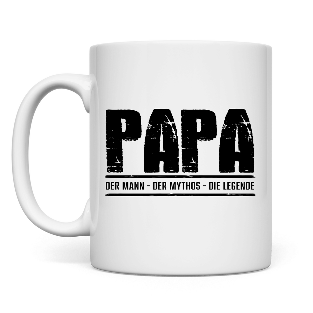 Papa - der Mann der Mythos die Legende - Tasse White