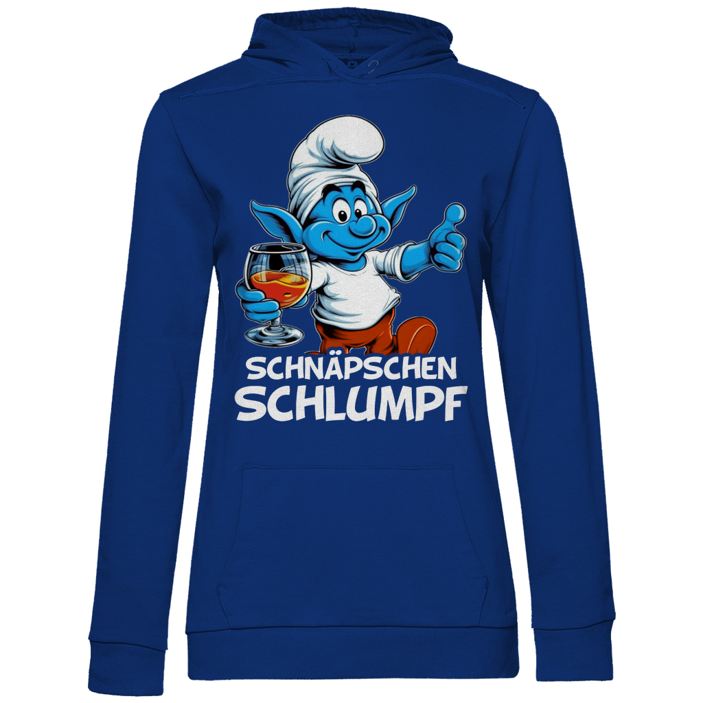 Schnäpschen Schlumpf Grafik - Damen Hoodie