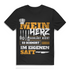 Koch Shirt Männer – Mein Herz schmort im eigenen Saft – Grill Spruch Funshirt Black