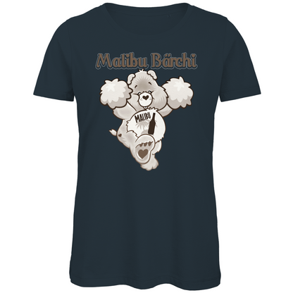 Malibu Bärchi - Glücksbärchi - Damen Premium Bio T-Shirt Dark Grey