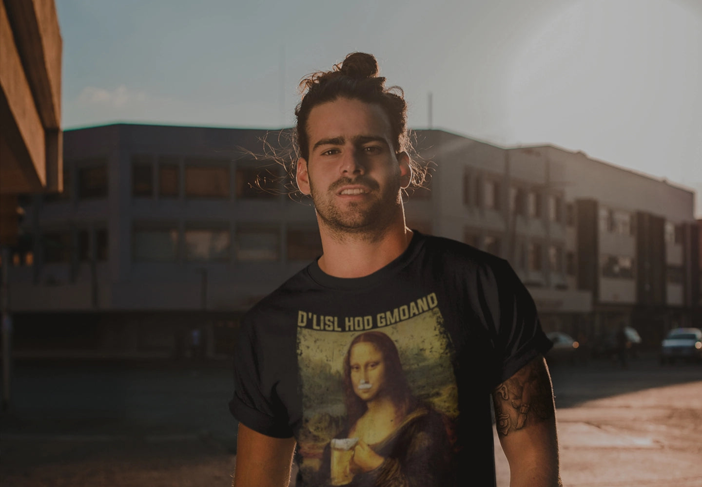 Herren Roll Up Shirt