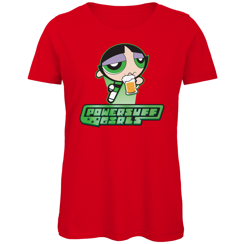Buttercup Powersuff Powerpuff Girls - Damen Premium Bio T-Shirt Red