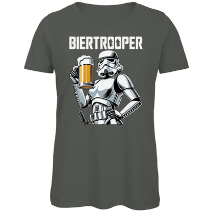 Biertrooper - Star Wars Stormtrooper - Damen Premium Bio T-Shirt Millennial Khaki