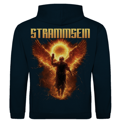 Strammsein Du Ich Wir Bier - Herren Hoodie New French Navy