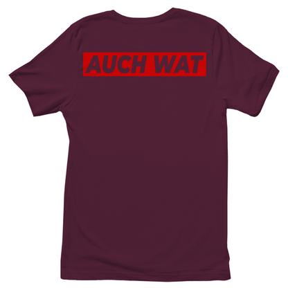 Hinten steht auch wat - Beidseitiger Druck - Damenshirt