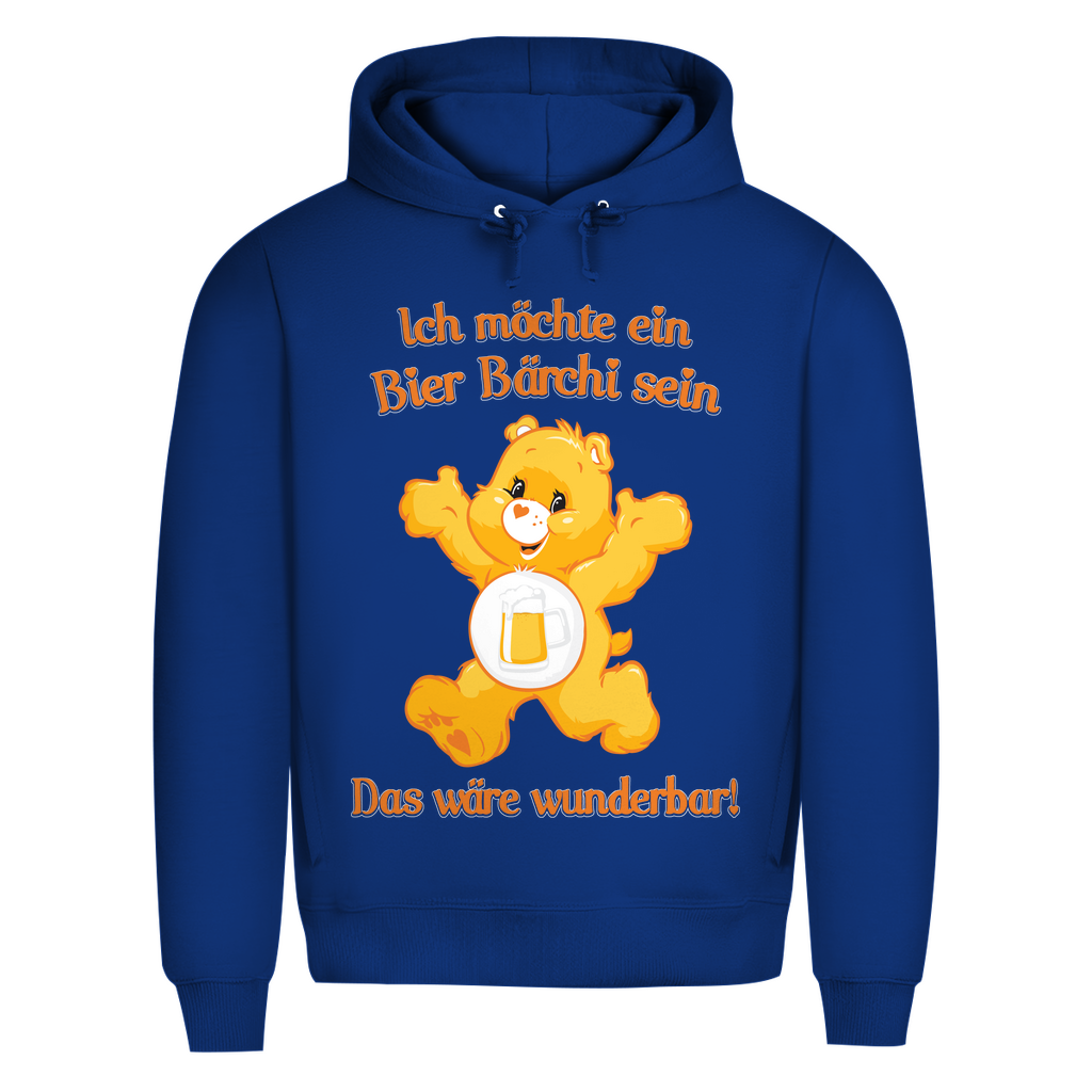 Herren Premium Bio Hoodie Ich möchte ein Bier Bärchi sein das wäre wunderbar! Royal