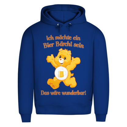 Herren Premium Bio Hoodie Ich möchte ein Bier Bärchi sein das wäre wunderbar! Royal