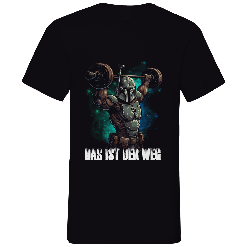 Mandalorianer Gym Fitness das ist der Weg - Herren V-Neck Shirt