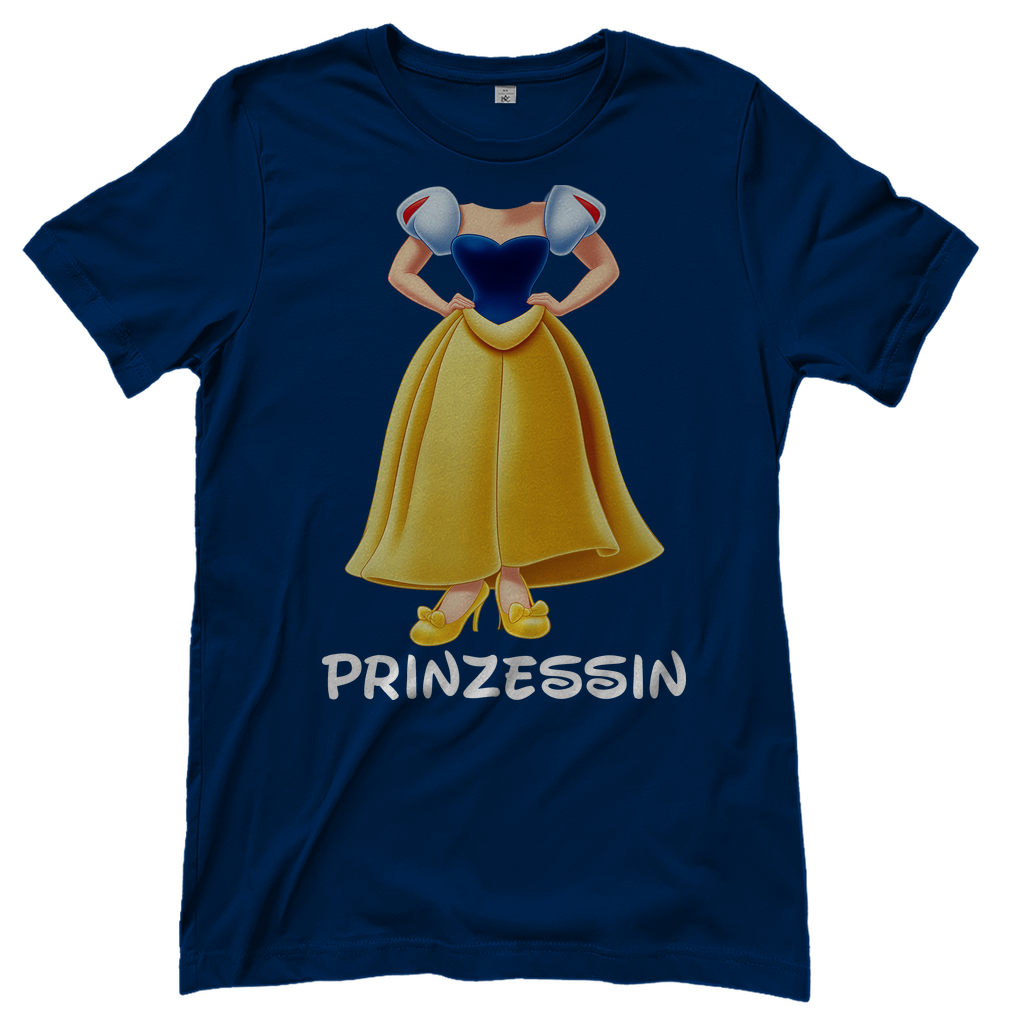 Schneewittchen und die 7 Zwerge - Prinzessin - Damenshirt Navy
