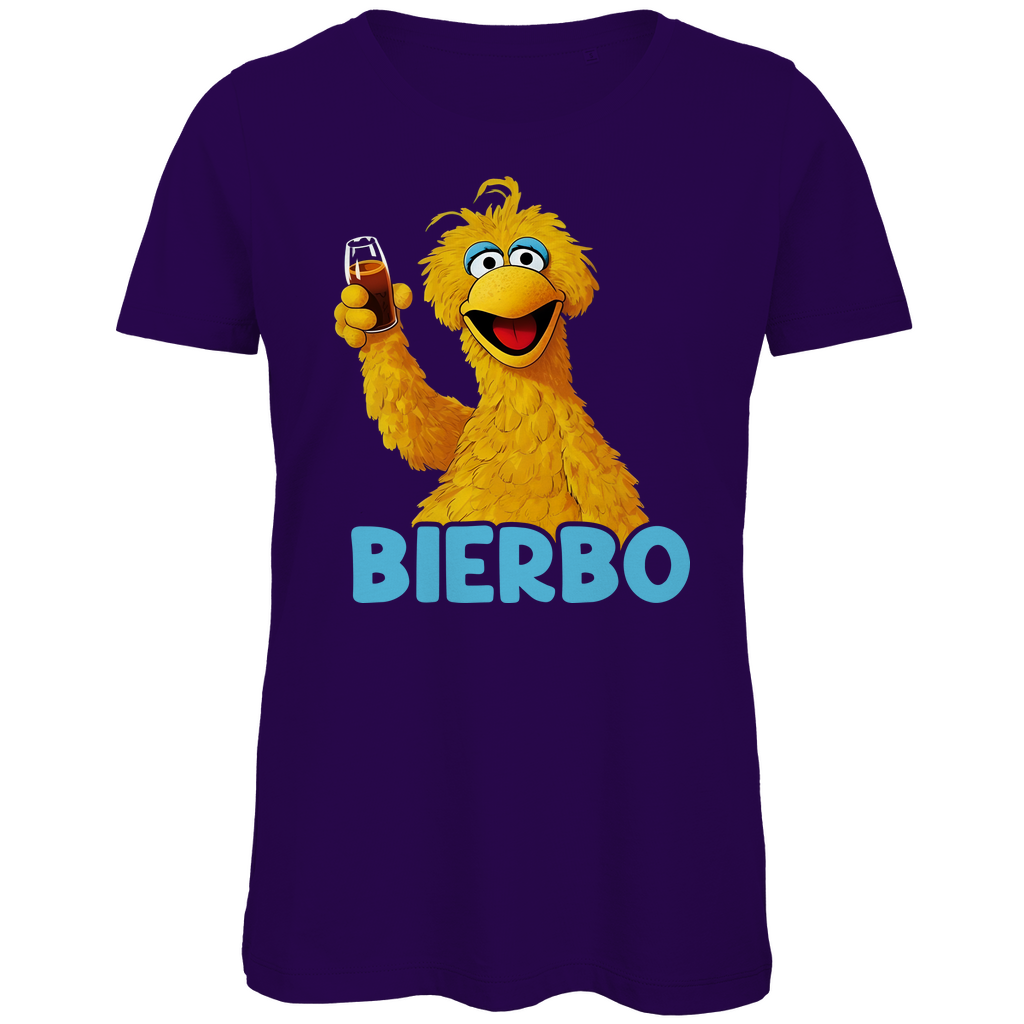 Sesamstraße - Bibo Bierbo - Damen Premium Bio T-Shirt Urban Purple