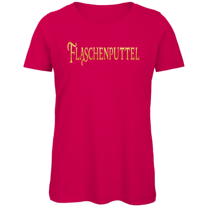 Flaschenputtel - Prinzessin Gold - Damen Premium Bio T-Shirt Fuchsia