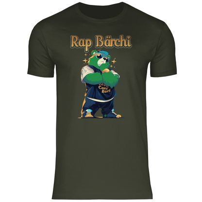 Rap Bärchi - Glücksbärchi - Herren Shirt Urban Khaki