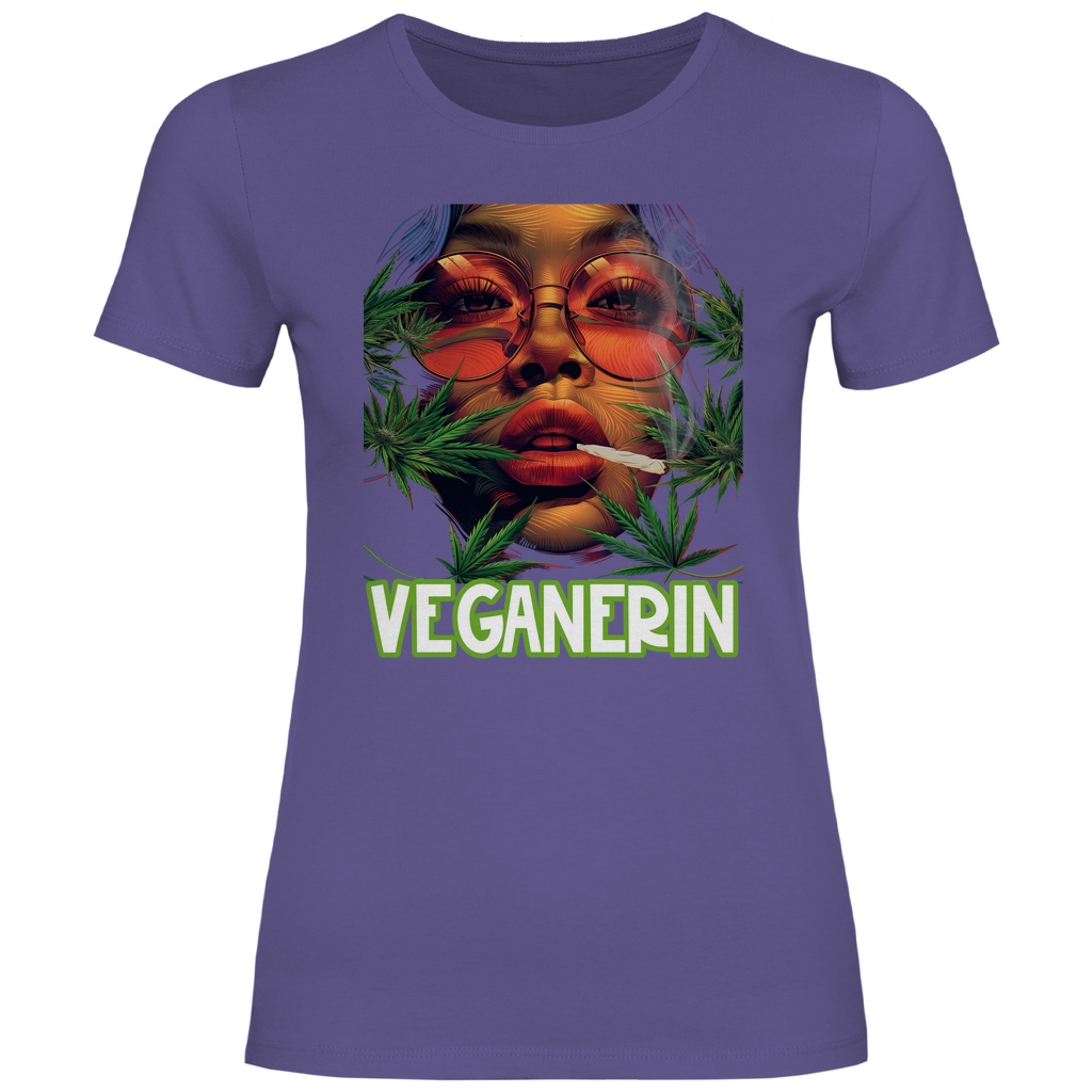 Veganerin - Damenshirt Millennial Lilac