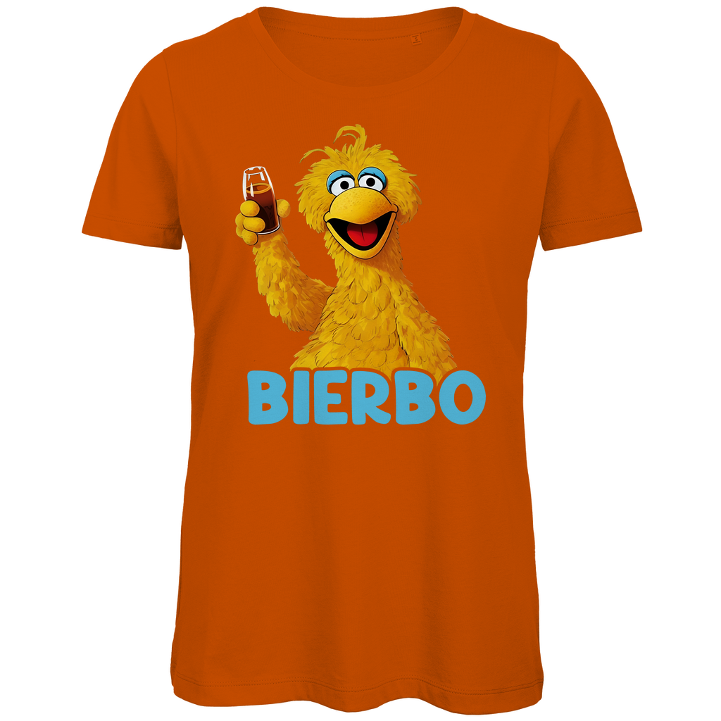 Sesamstraße - Bibo Bierbo - Damen Premium Bio T-Shirt Urban Orange