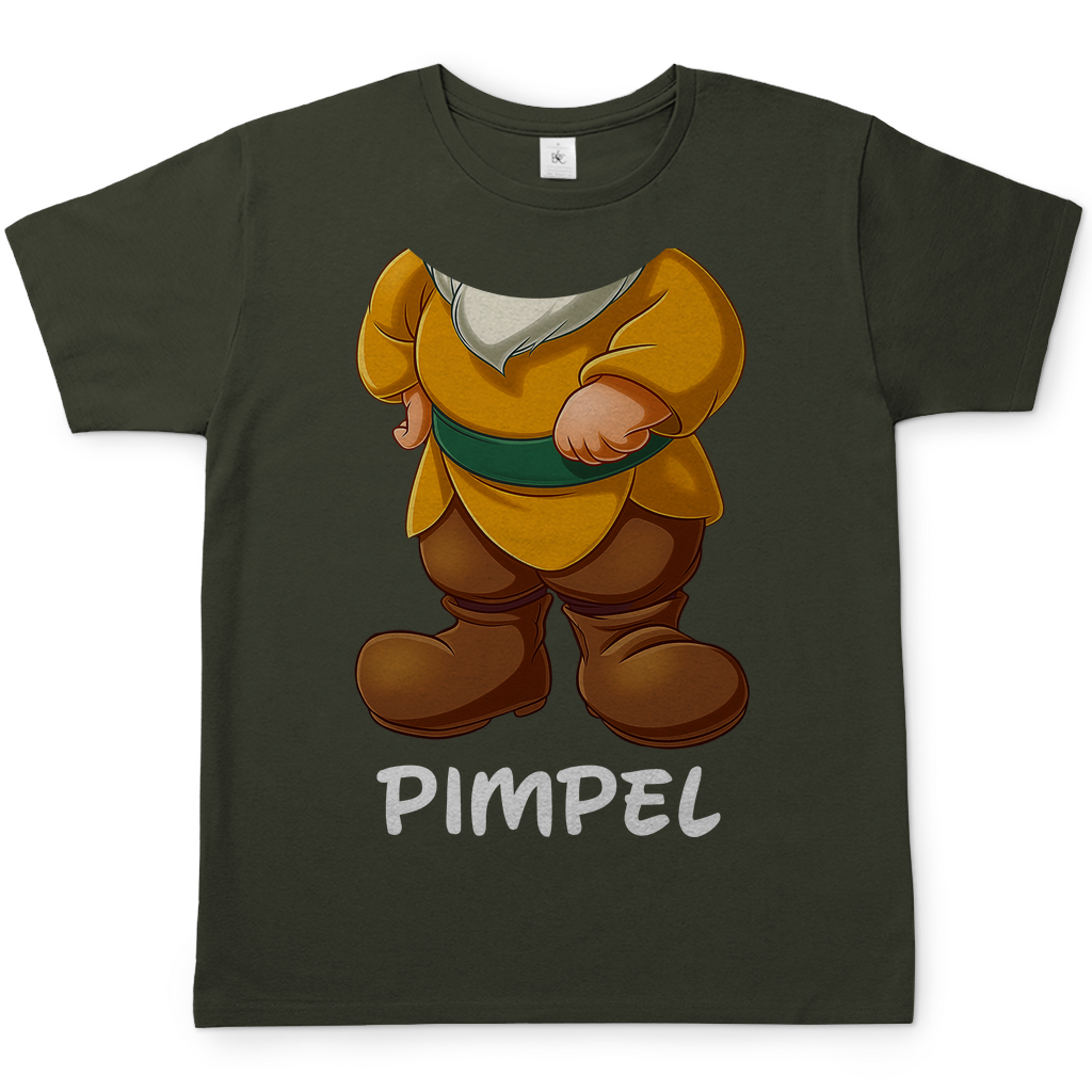 Schneewittchen und die 7 Zwerge - Pimpel - Herren Shirt Urban Khaki