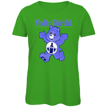 Vodka Bärchi - Glücksbärchi - Damen Premium Bio T-Shirt Real Green