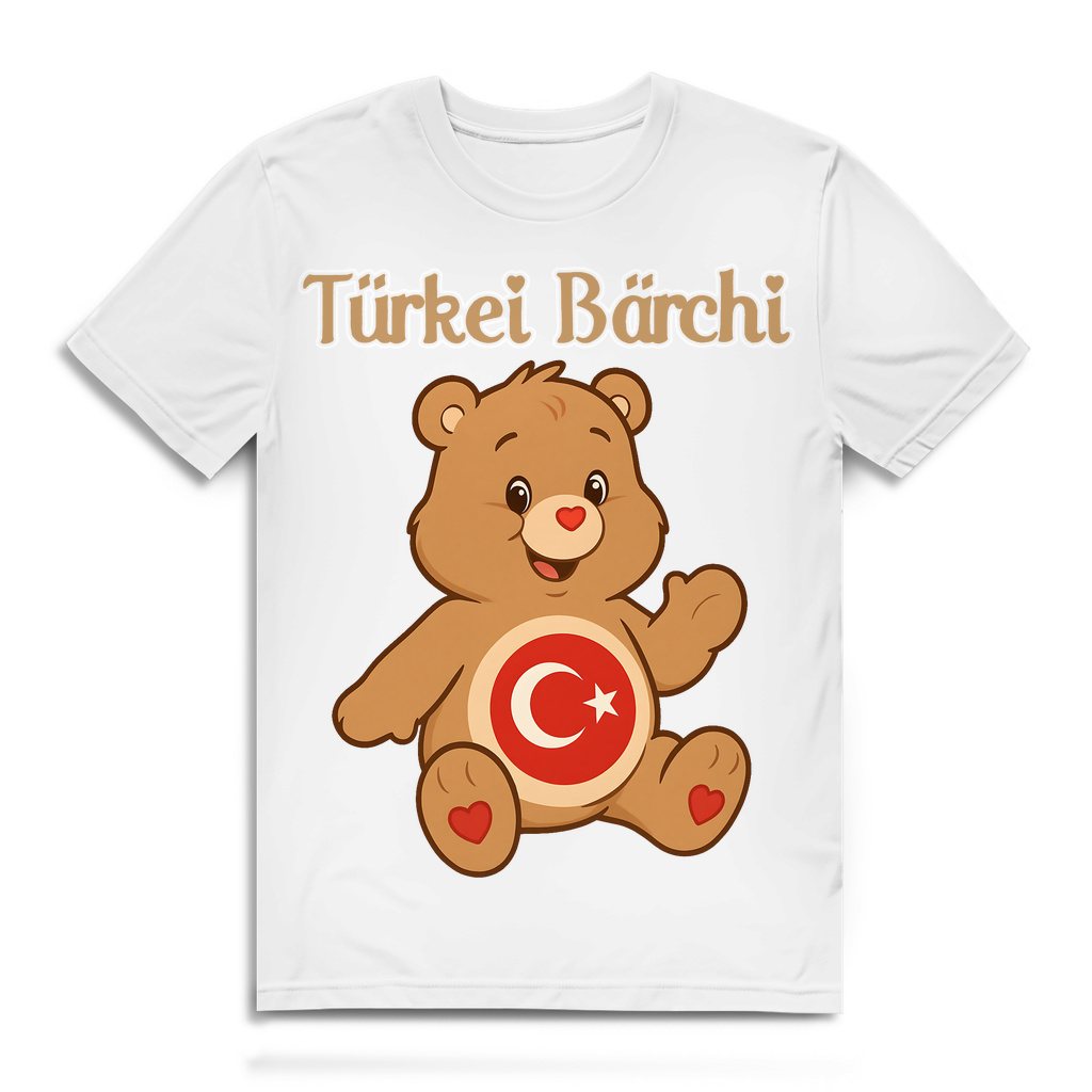 Türkei Bärchi - Glücksbärchi - Herren Premium Bio T-Shirt White