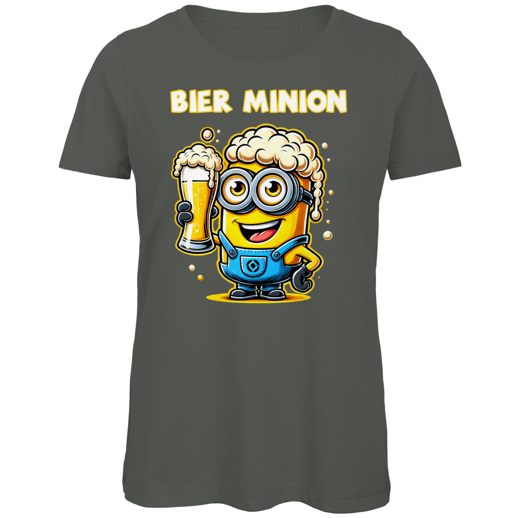 Bier Minion - Damen Premium Bio T-Shirt