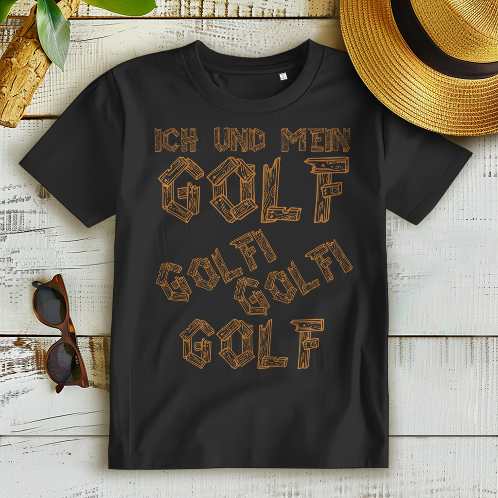 Ich und mein Golf Golfi Golfi Golf – Süßes Spruchshirt für Frauen Black